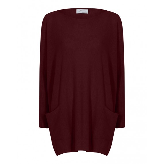 Tif Tiffy Bat blouse. Barolo