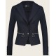 Jane Lushka. Blazer Milano. Tecnical jersey. Blue