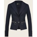 Jane Lushka. Blazer Milano. Tecnical jersey. Blue