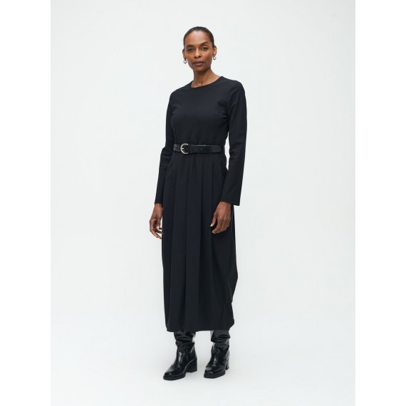 Jane Lushka. Jackie dress  Tecnical jersey. Black.