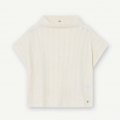 Gustav, Coya knit cape. Offwhite