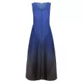 Alquema. Long estrella dress. Medieval blue