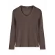 Gustav, Camille L/S T-shirt. Chocolate