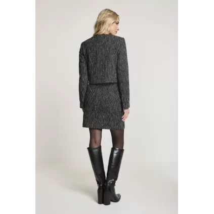 Para Mi. Julia Bouclé jacket, Black